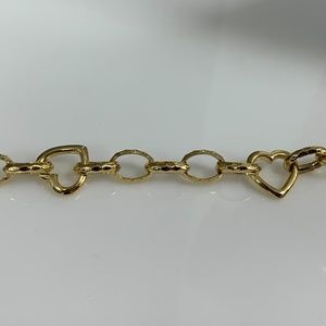 Italian Heart Link Bracelet